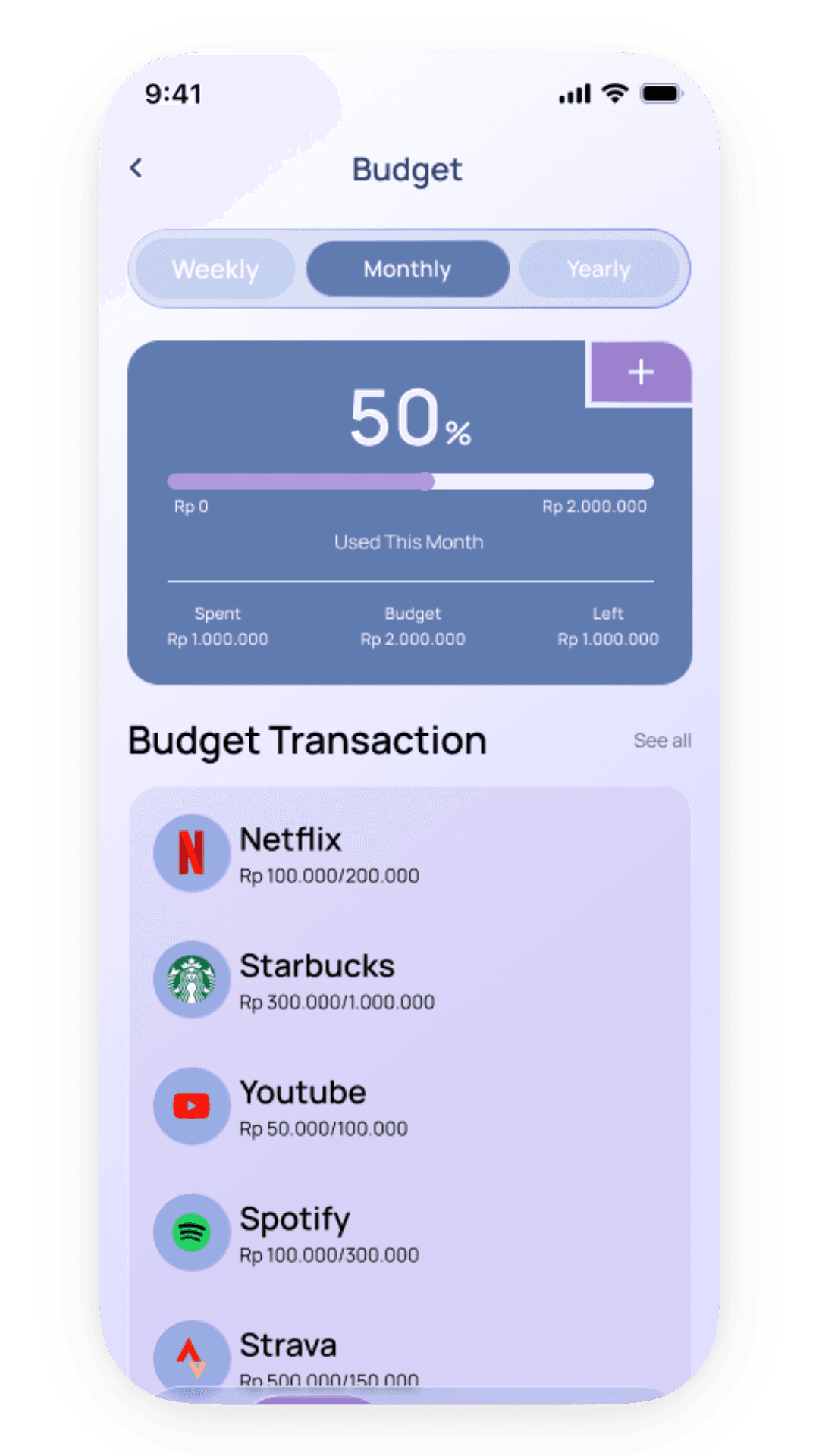 Klyra app screen 2 of 4